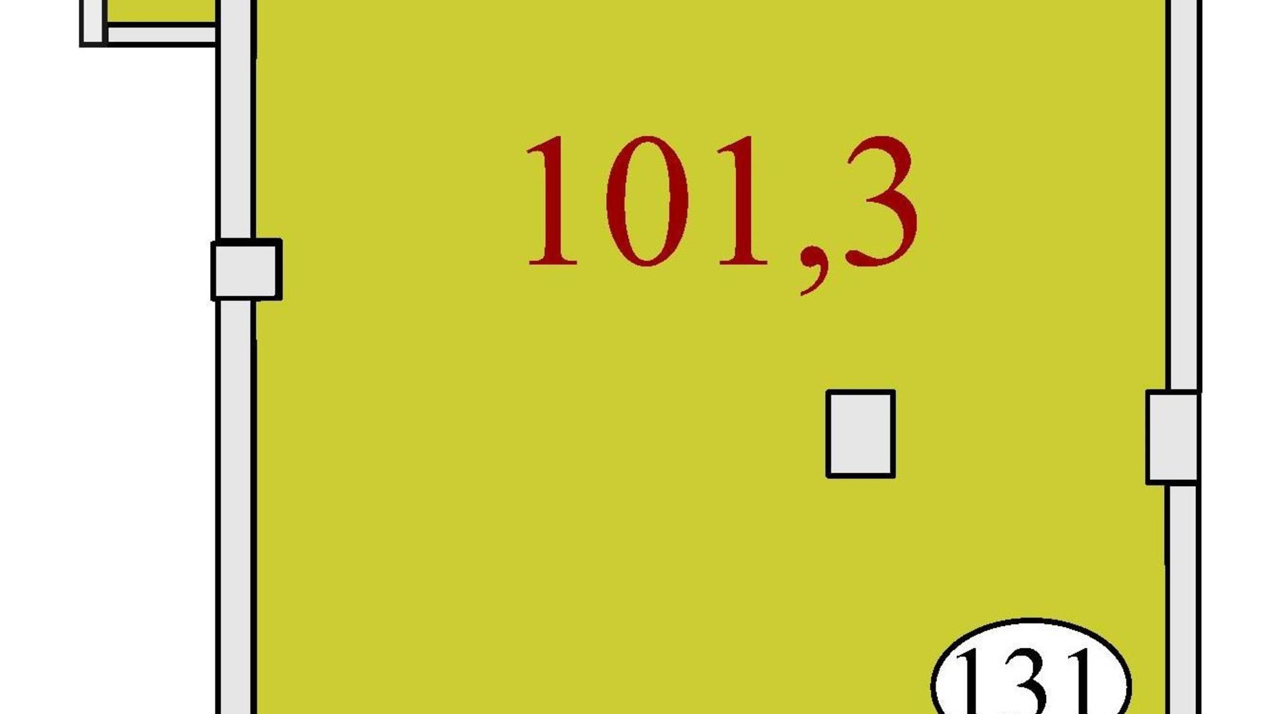 Планування вільне планування квартири в ЖК Баку 101.3 м², фото 302008