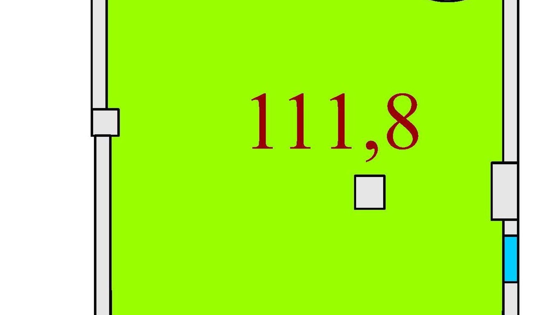 Планування вільне планування квартири в ЖК Баку 111.8 м², фото 302018