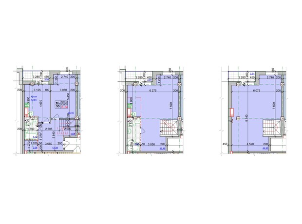 ЖК Спортивный: планировка 3-комнатной квартиры 150.22 м²