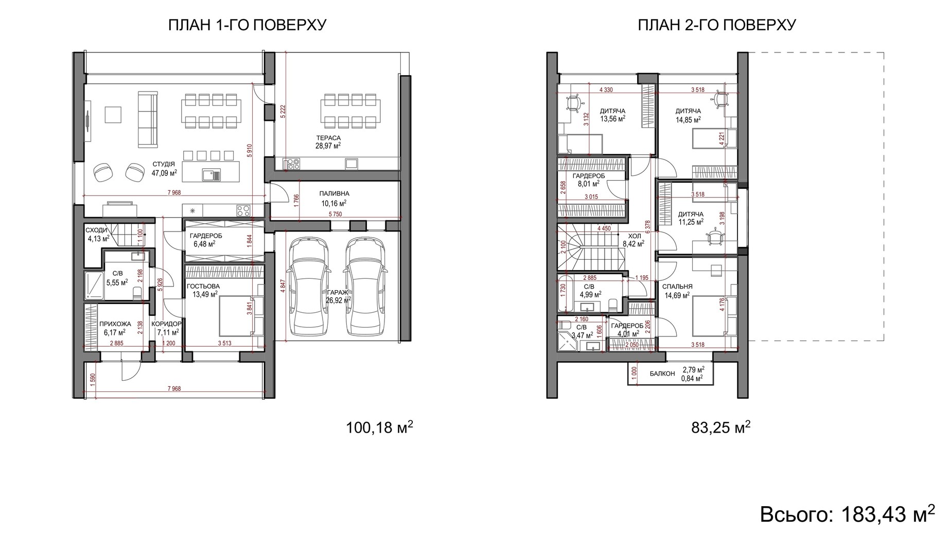 Планировка коттеджа в КГ Comfort Life Villas 190.13 м², фото 304978