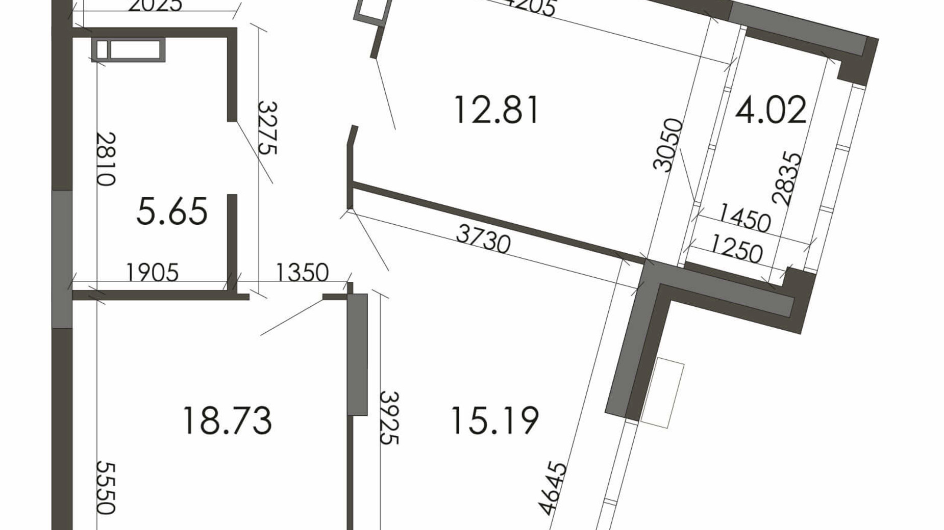 Планировка 2-комнатной квартиры в ЖК Star City 71.26 м², фото 307962