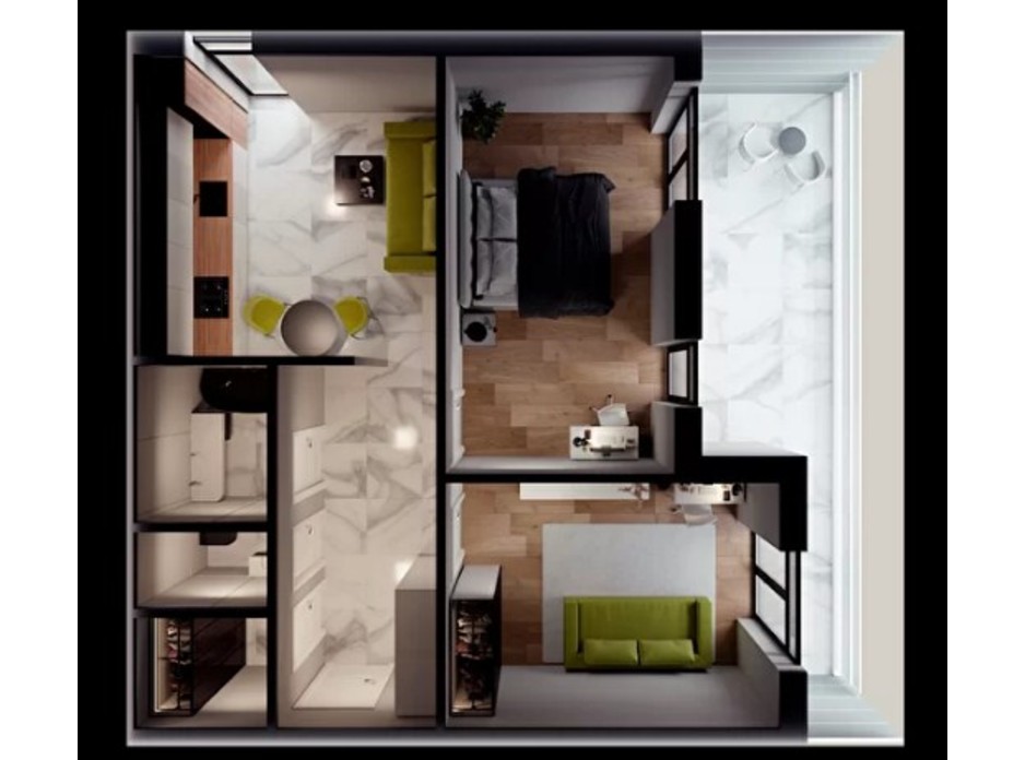 Планування 2-кімнатної квартири в ЖК Crystal 71.43 м², фото 308463 Планування 2-кімнатної квартири в ЖК Crystal 71.43 м², фото 308463