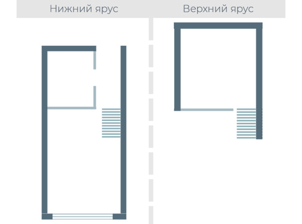 ЖК Озерки: планування 1-кімнатної квартири 29.68 м²