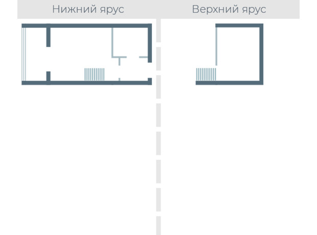 ЖК Озерки: планування 1-кімнатної квартири 30.48 м²