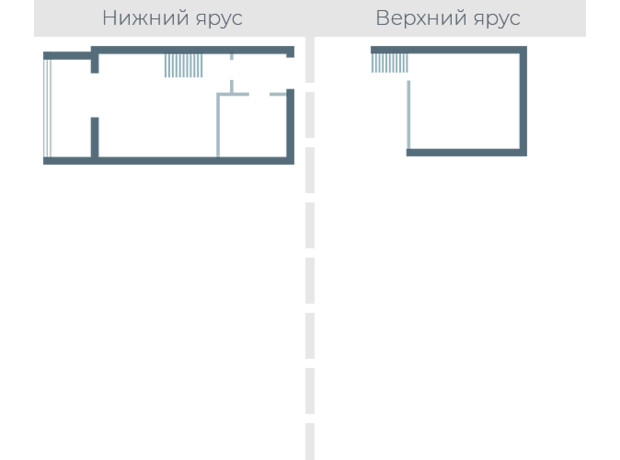 ЖК Озерки: планування 1-кімнатної квартири 34.3 м²