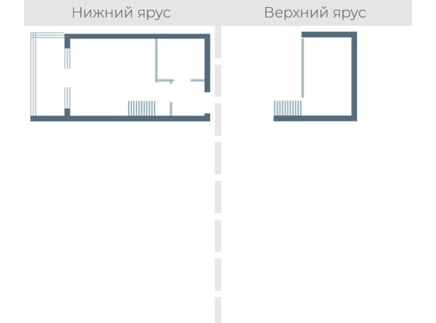 ЖК Озерки: планування 1-кімнатної квартири 26.24 м²