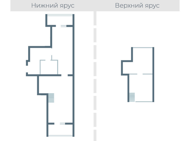 ЖК Озерки: планування 1-кімнатної квартири 69.08 м²