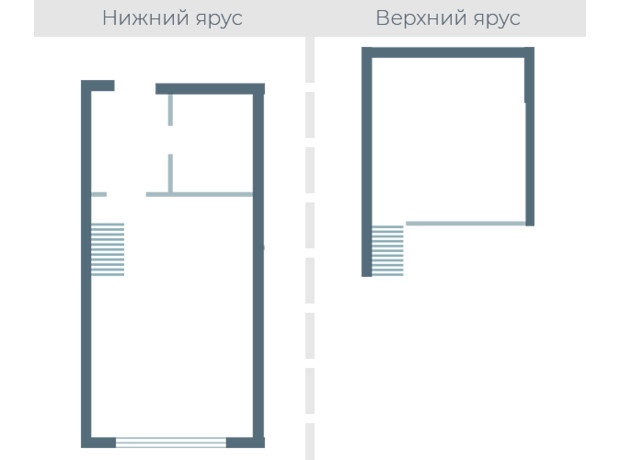ЖК Озерки: планування 1-кімнатної квартири 41.71 м²