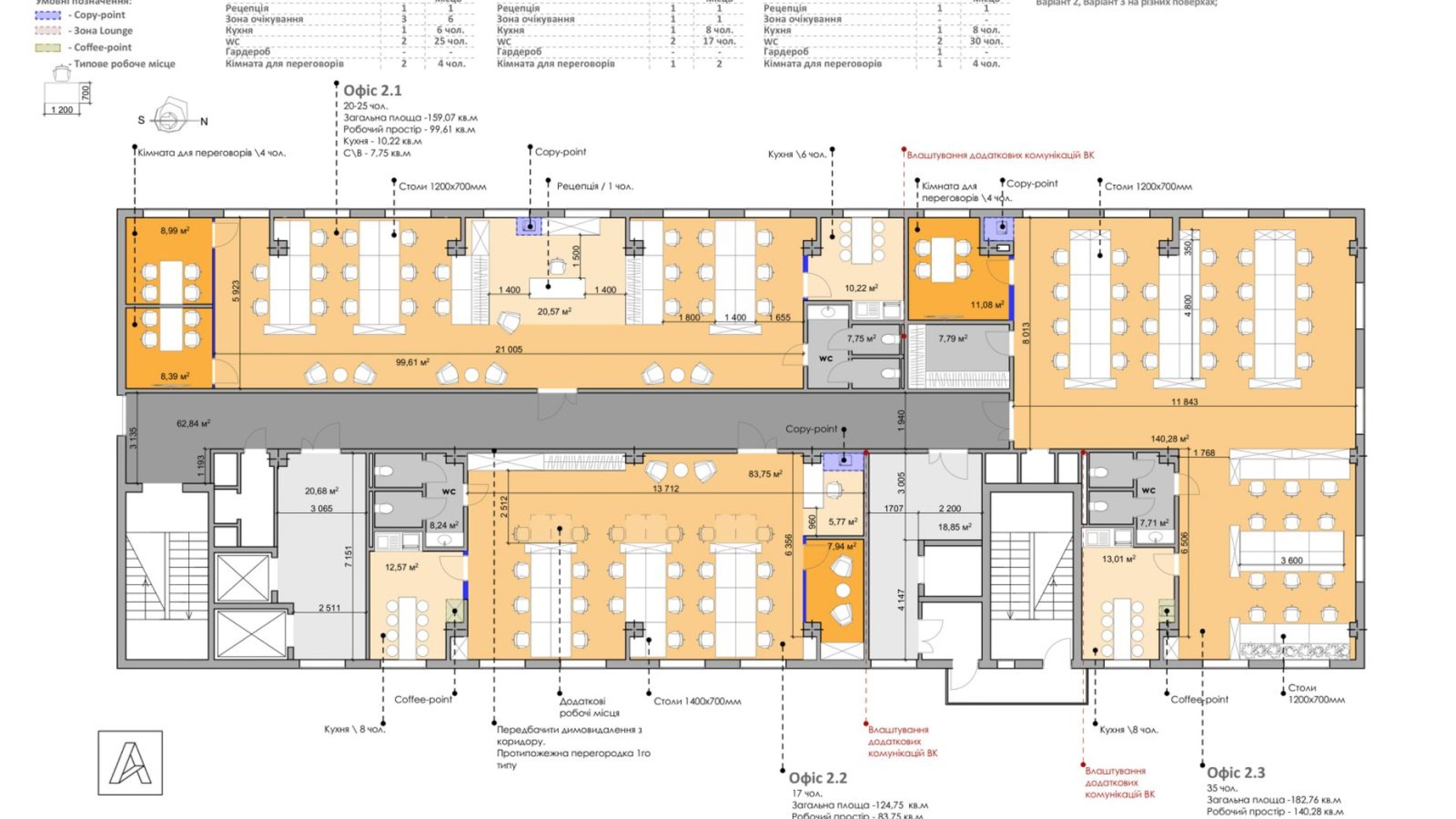 Планировка помещения в БЦ Admiral 616.23 м², фото 314935