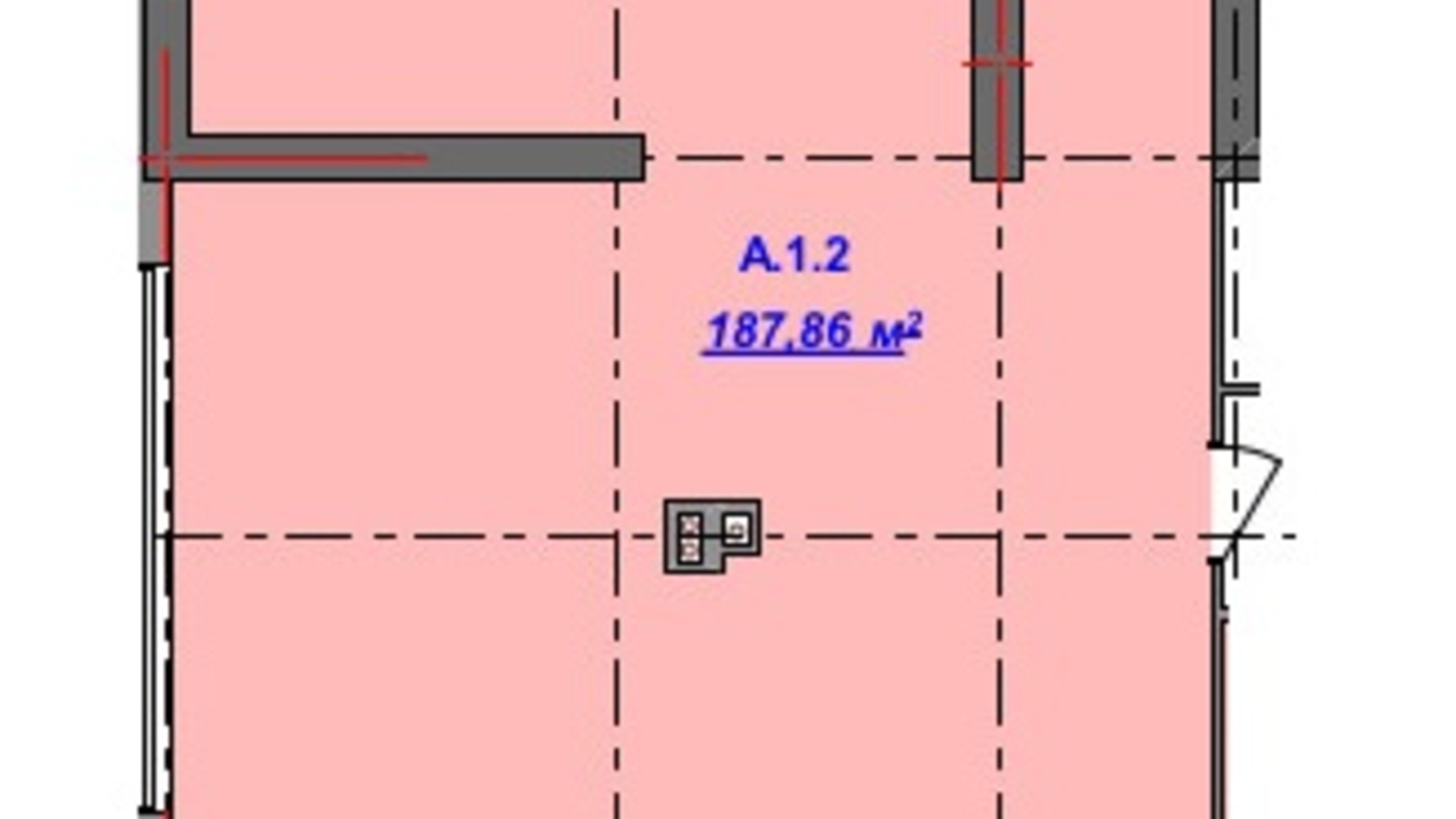 Планировка помещения в ЖК Посейдон 187.86 м², фото 315635