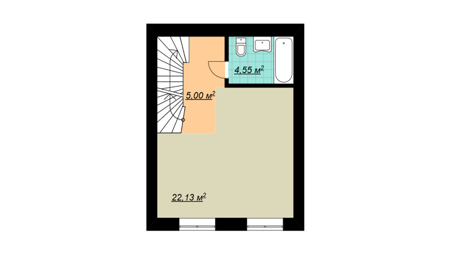 Планировка таунхауса в Таунхаус Bavaria House 100 м², фото 316704
