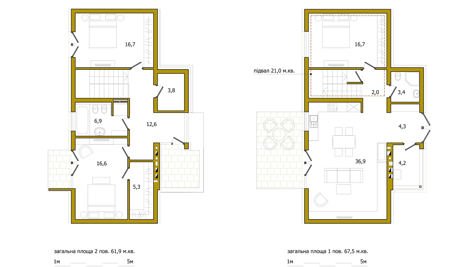 Планировка 4-комнатной квартиры в КП Сокольники 129.4 м², фото 31945