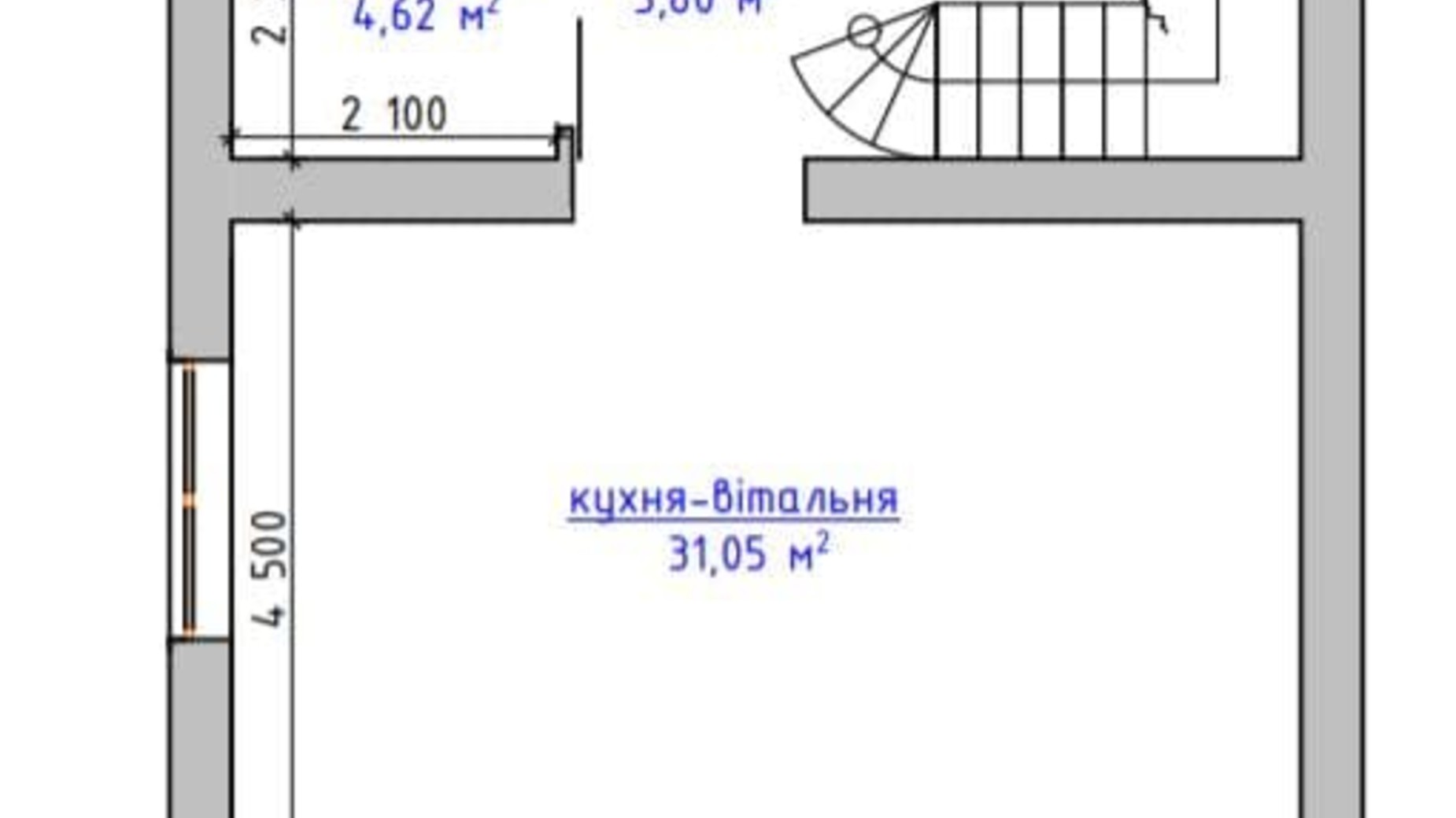 Планування таунхауса в Таунхаус Комфорт+ 116 м², фото 321370