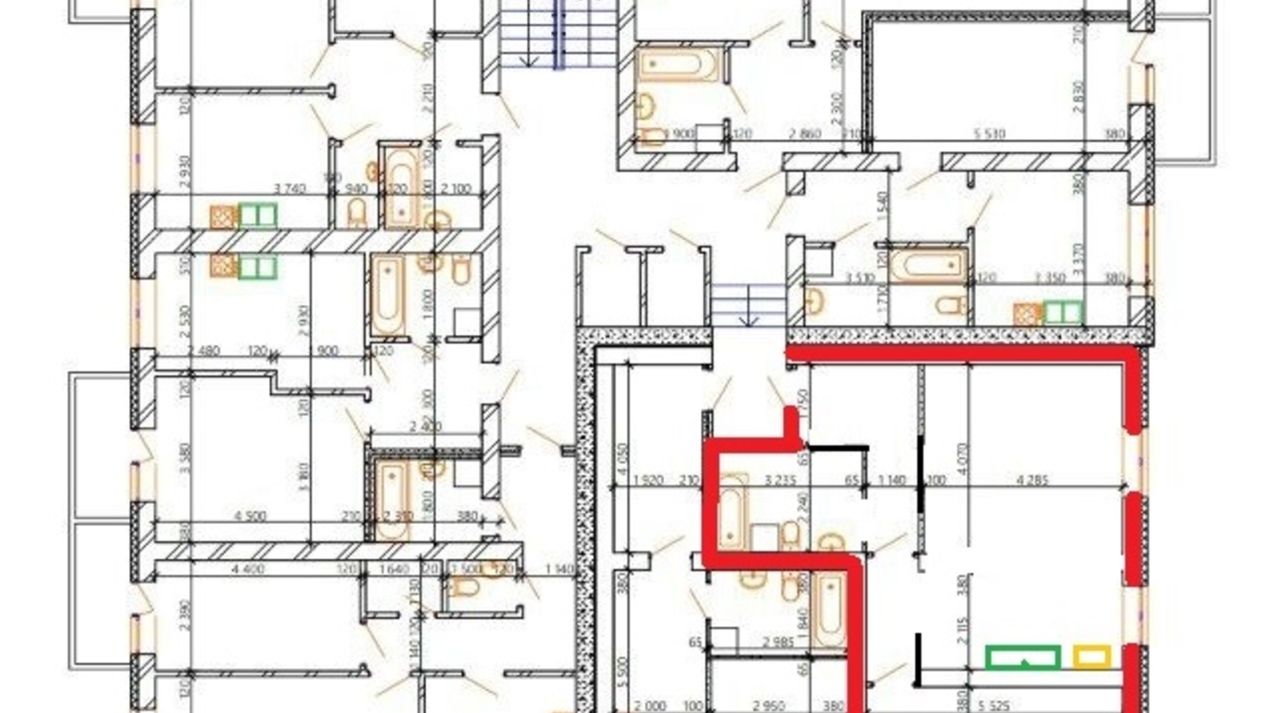 Планировка квартиры студии в ЖК Лайм-2 62 м², фото 321387