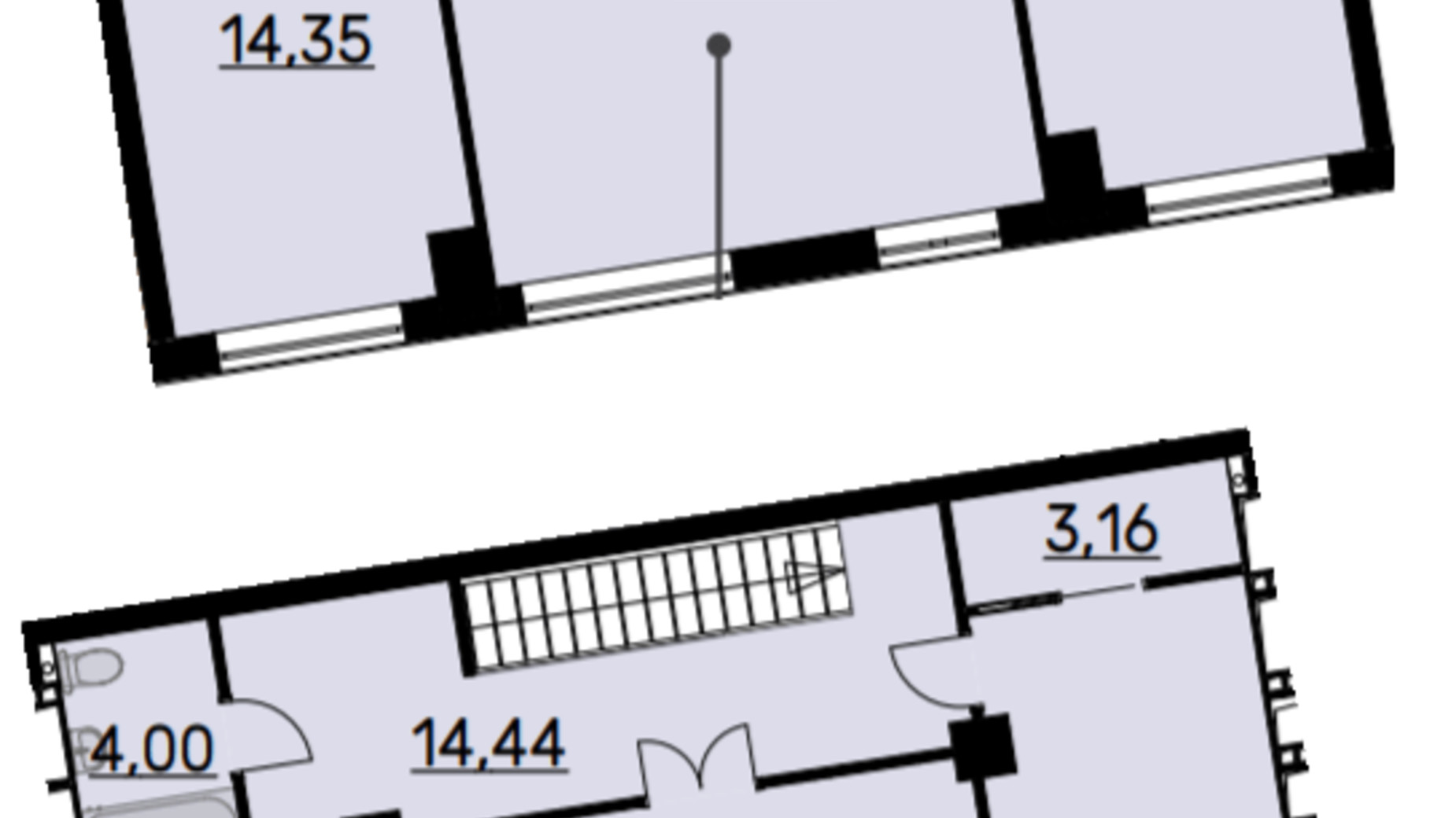 Планировка 5-комнатной квартиры в ЖК Bauhaus 158.33 м², фото 322215