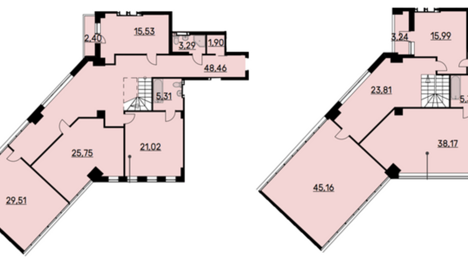 Планування 5-кімнатної квартири в ЖК Bauhaus 285.12 м², фото 322217