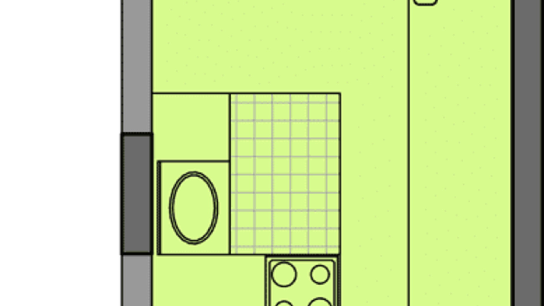 Планування 1-кімнатної квартири в ЖК Паркове місто 31 м², фото 323300