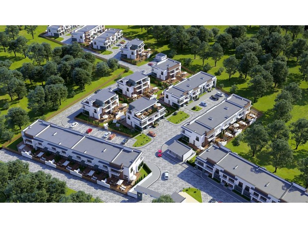 КМ City Villa Club: планування 4-кімнатної квартири 144.4 м²