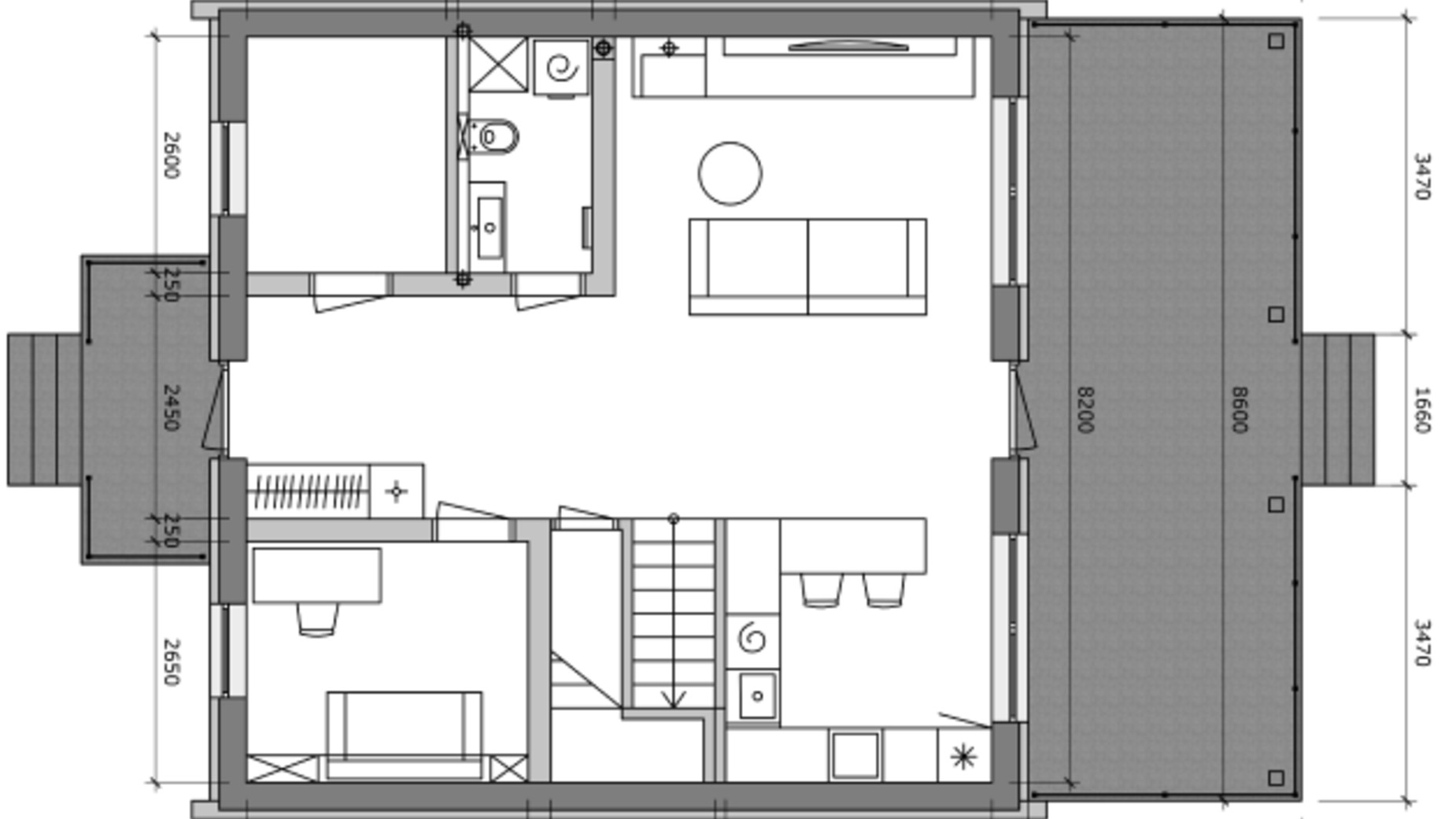 Планування котеджу в КМ  Сhelsea 140 м², фото 324429