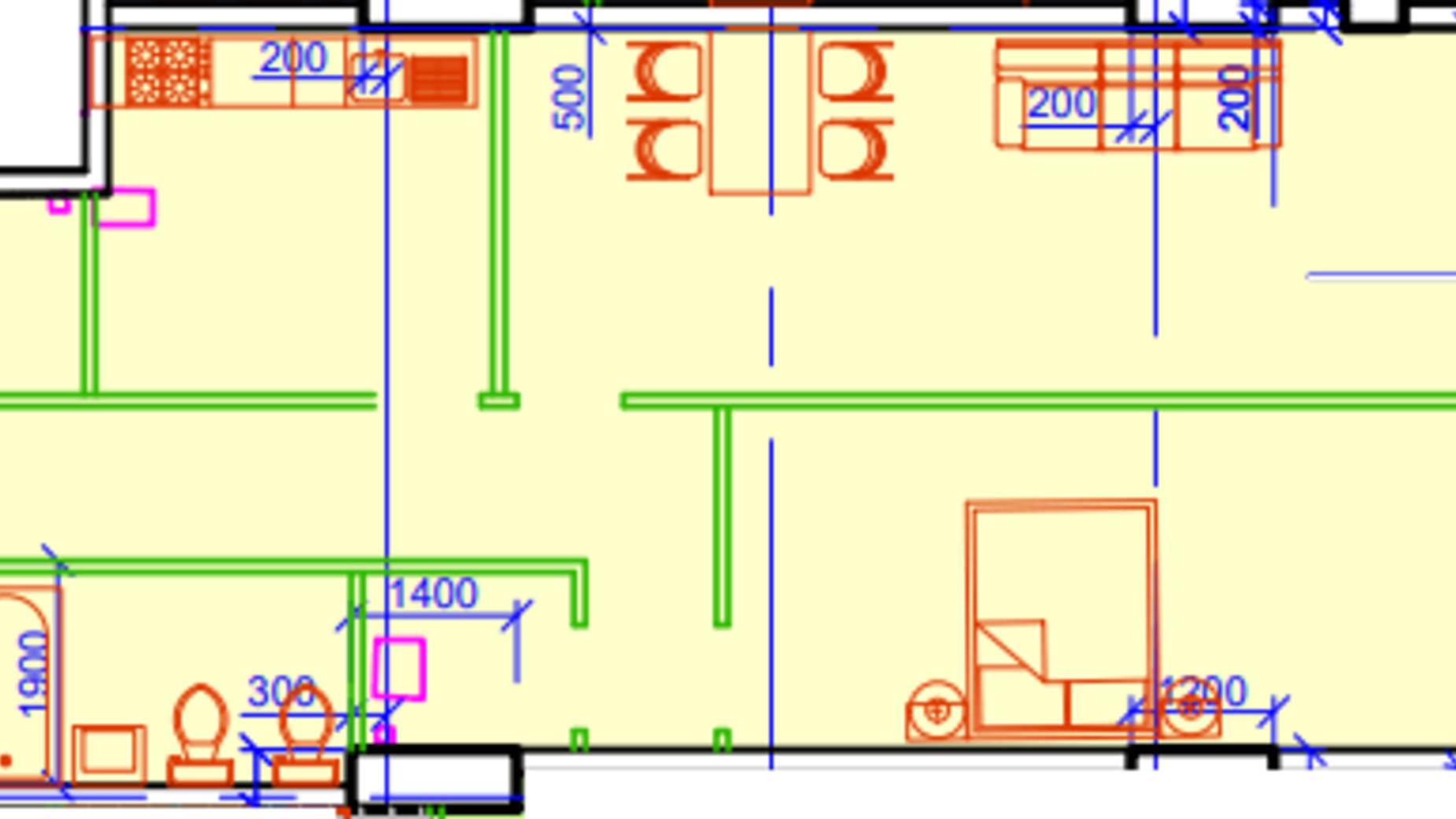 Планування 2-кімнатної квартири в ЖК Central Park 82.27 м², фото 326194