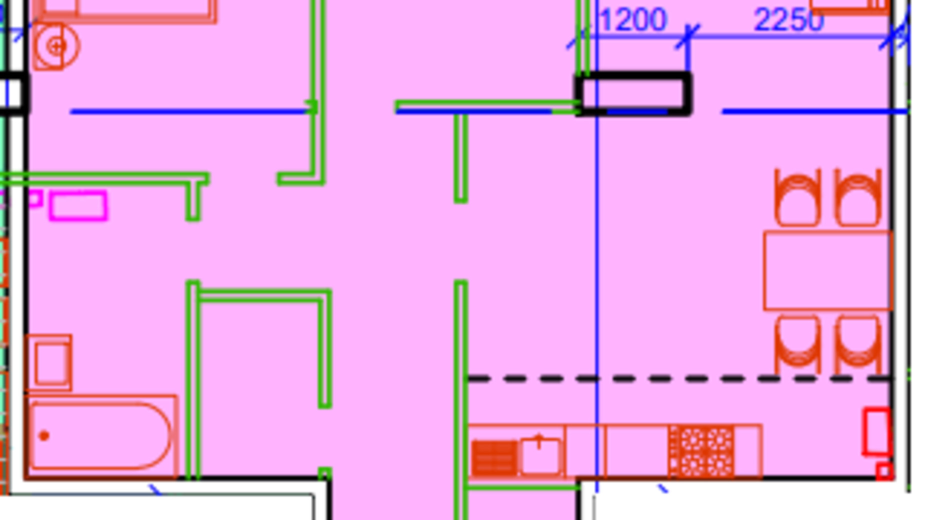 Планування 3-кімнатної квартири в ЖК Central Park 102.69 м², фото 326200