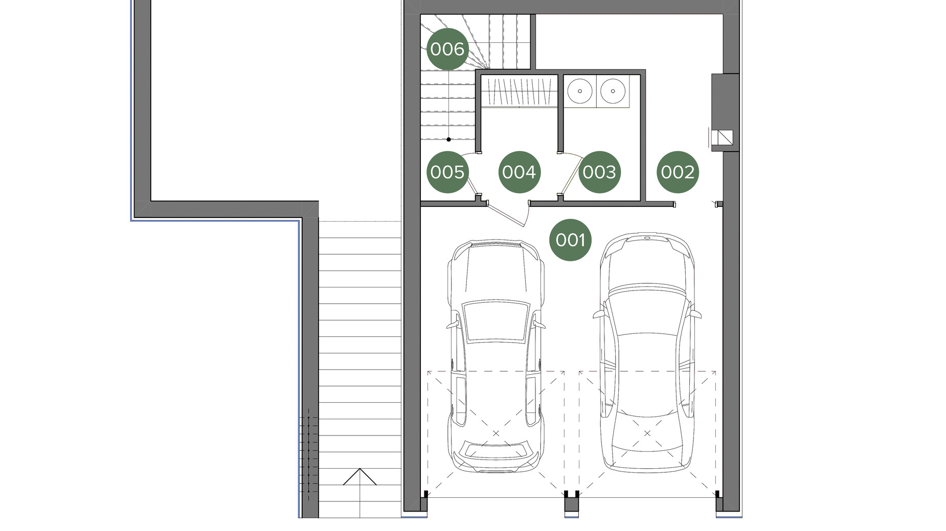 Планування котеджу в КМ QP 151 м², фото 326476