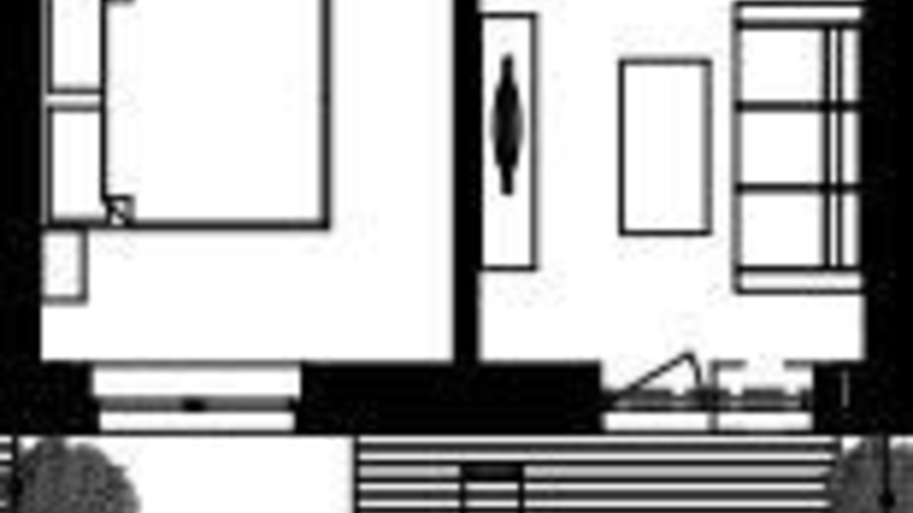 Планировка 2-комнатной квартиры в ЖК Янтарный 52.93 м², фото 329480