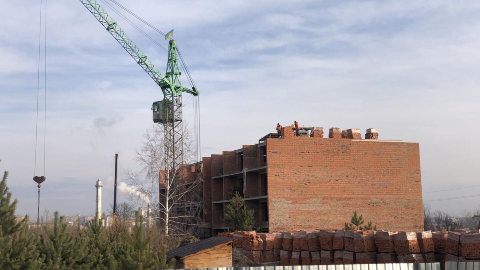 Состоянием на ноябрь 2021 года ЖК Green Village ход строительства фото 334379