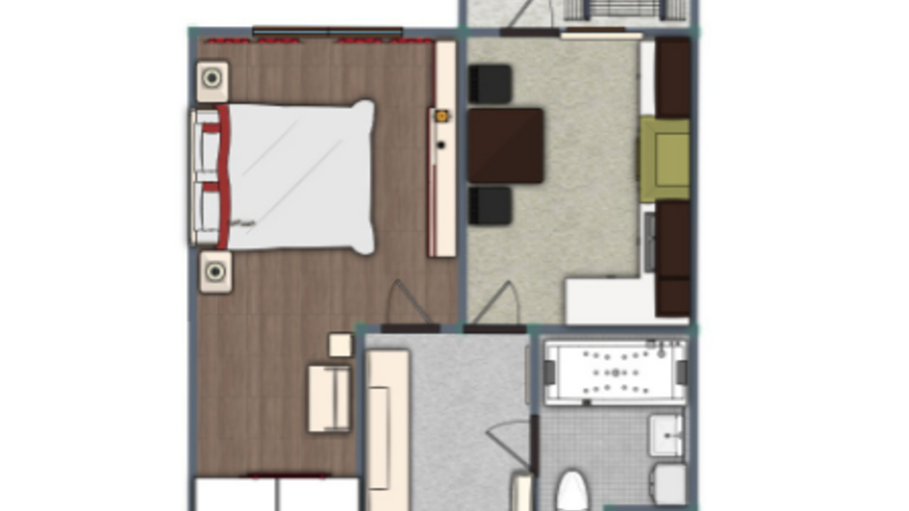 Планировка 1-комнатной квартиры в ЖК Заречье 37.1 м², фото 334976