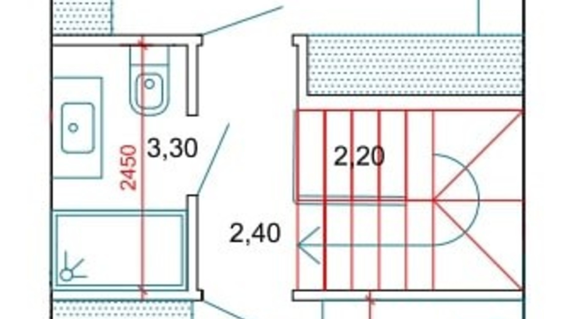 Планировка таунхауса в Таунхаус Дублин 70 м², фото 337136