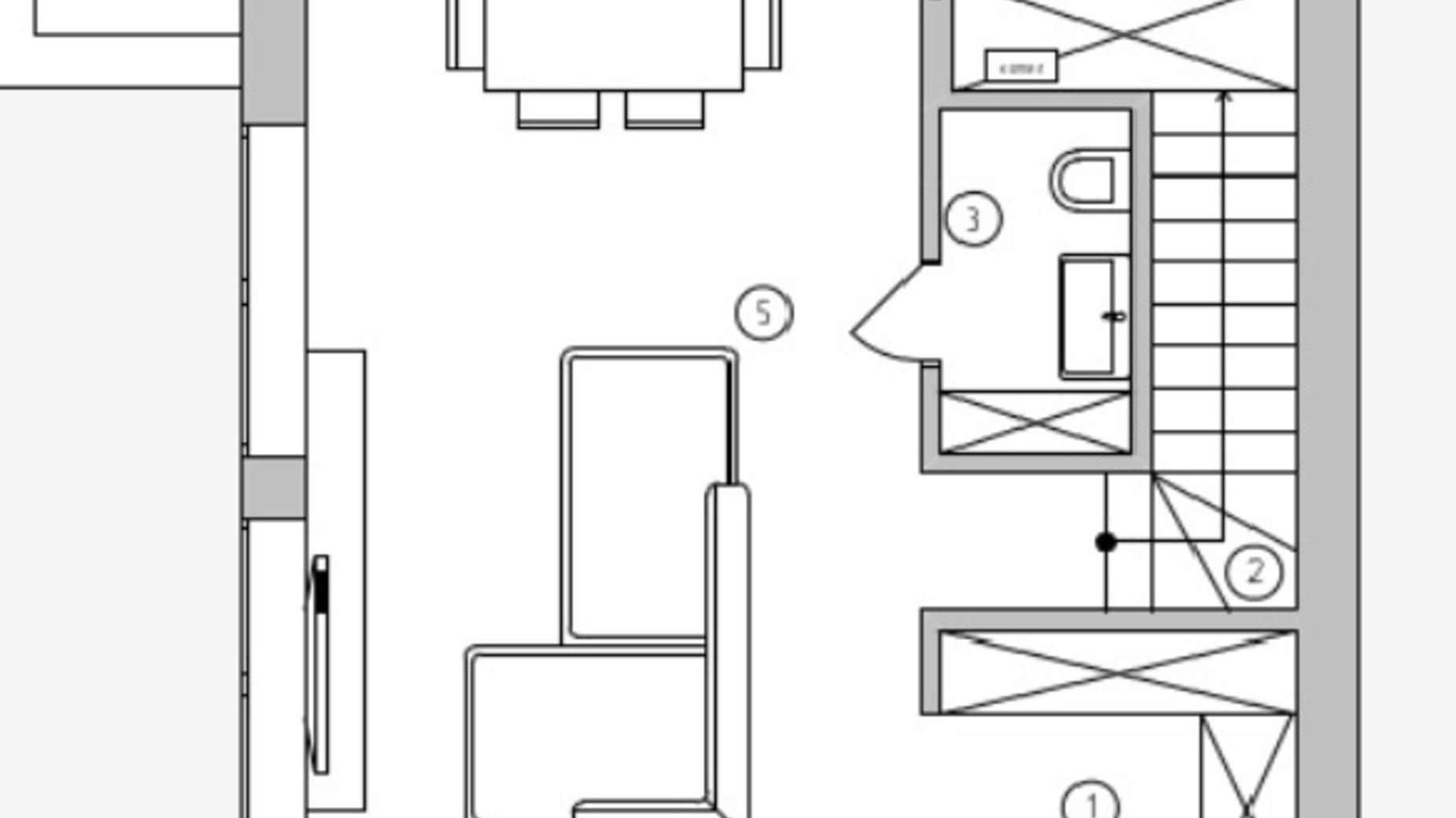 Планування дуплекса в Таунхаус 10 Hills 101.2 м², фото 338315