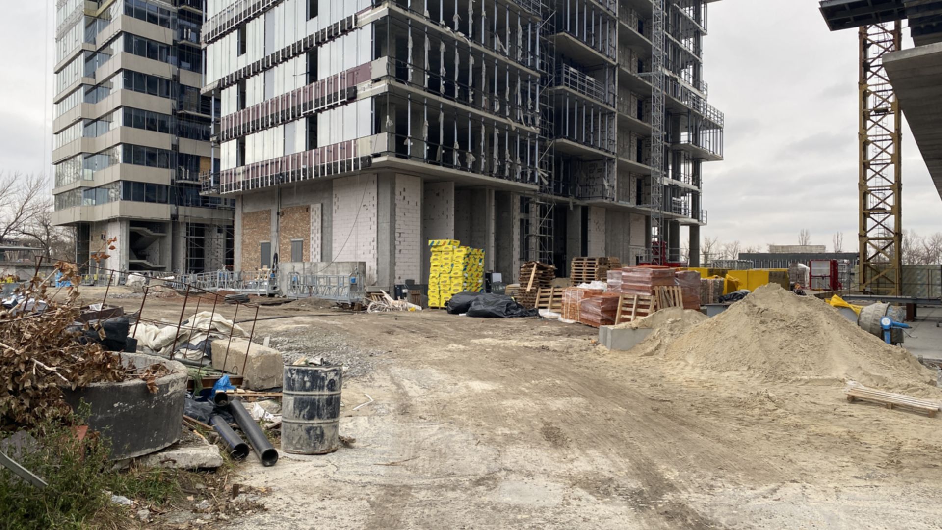 Состоянием на декабрь 2021 года Апарт-комплекс Port City ход строительства фото 338947