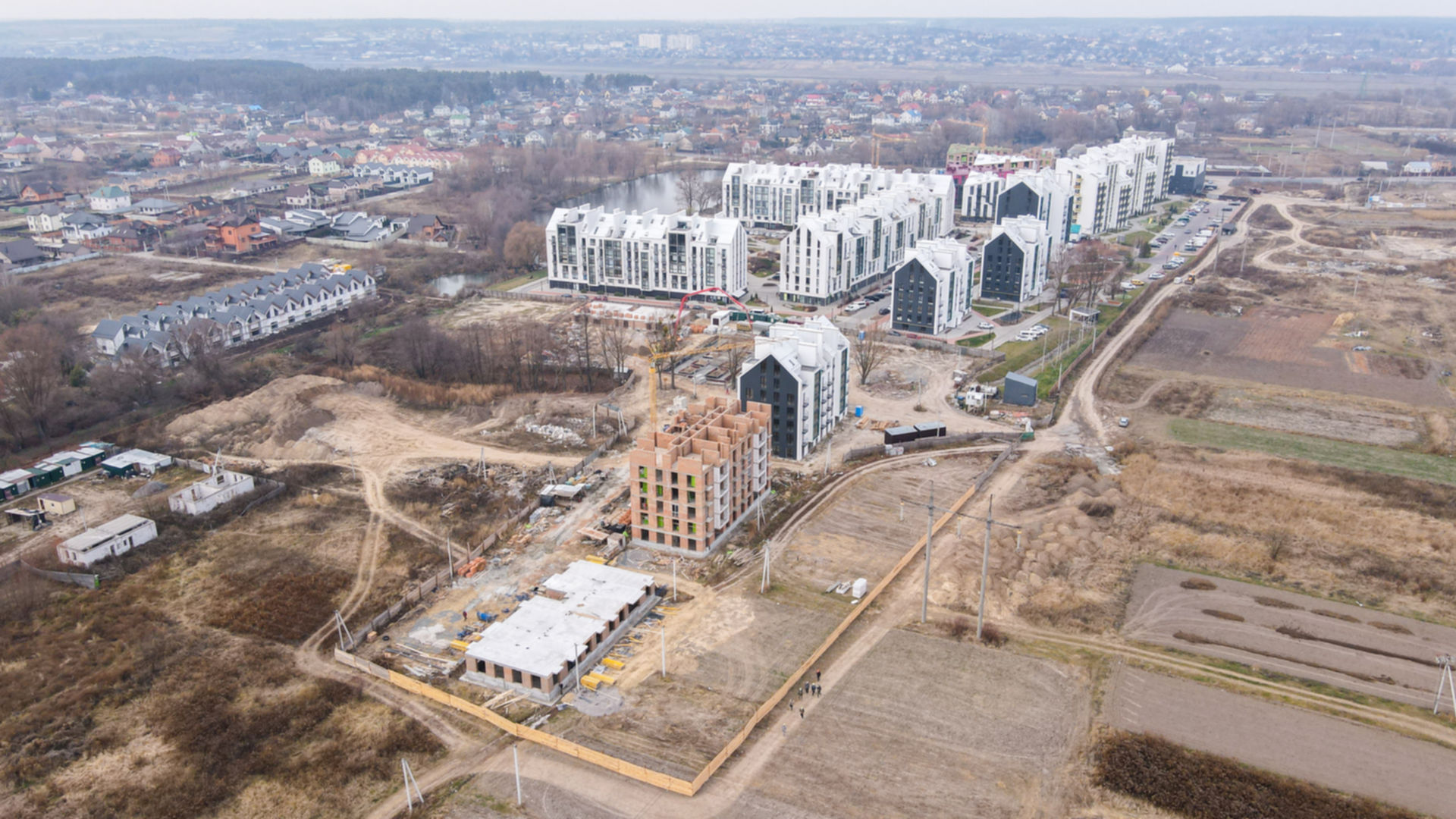 ЖК Белый Шоколад. City Lake ход строительства фото 347738