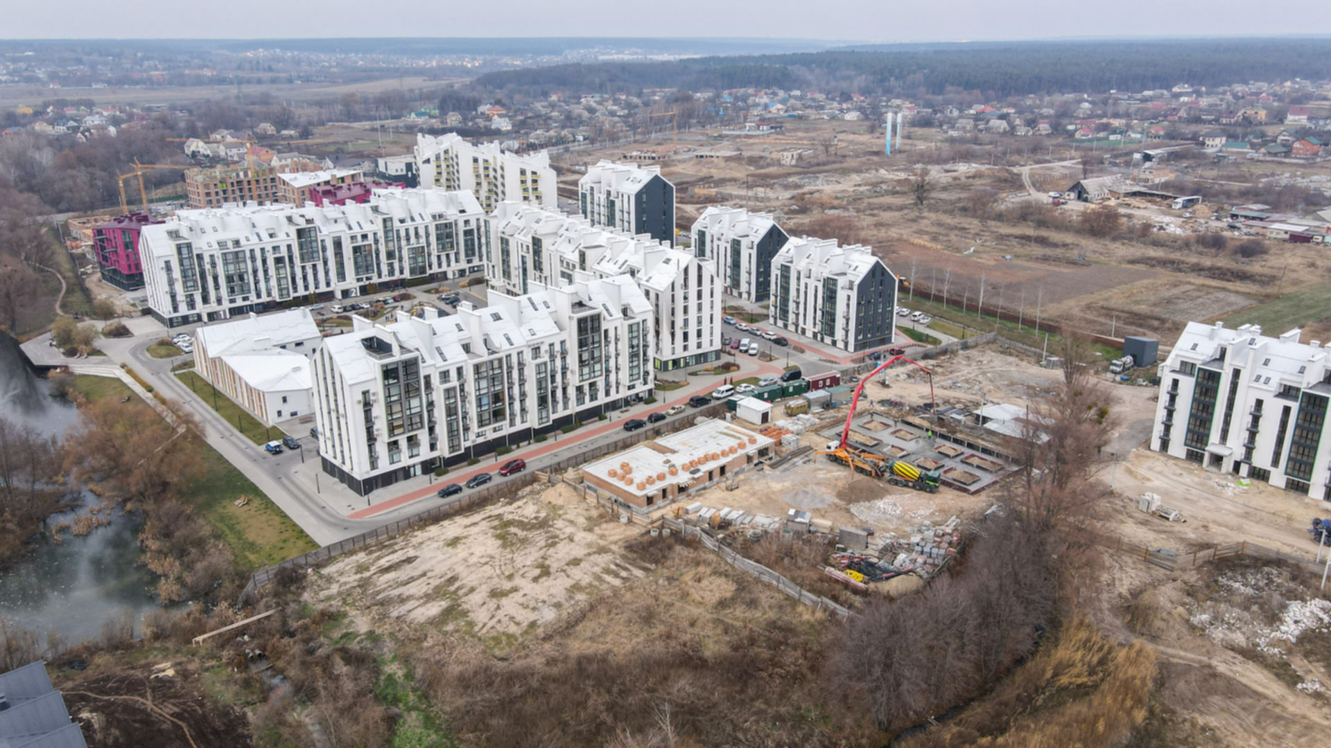 ЖК Белый Шоколад. City Lake ход строительства фото 347752