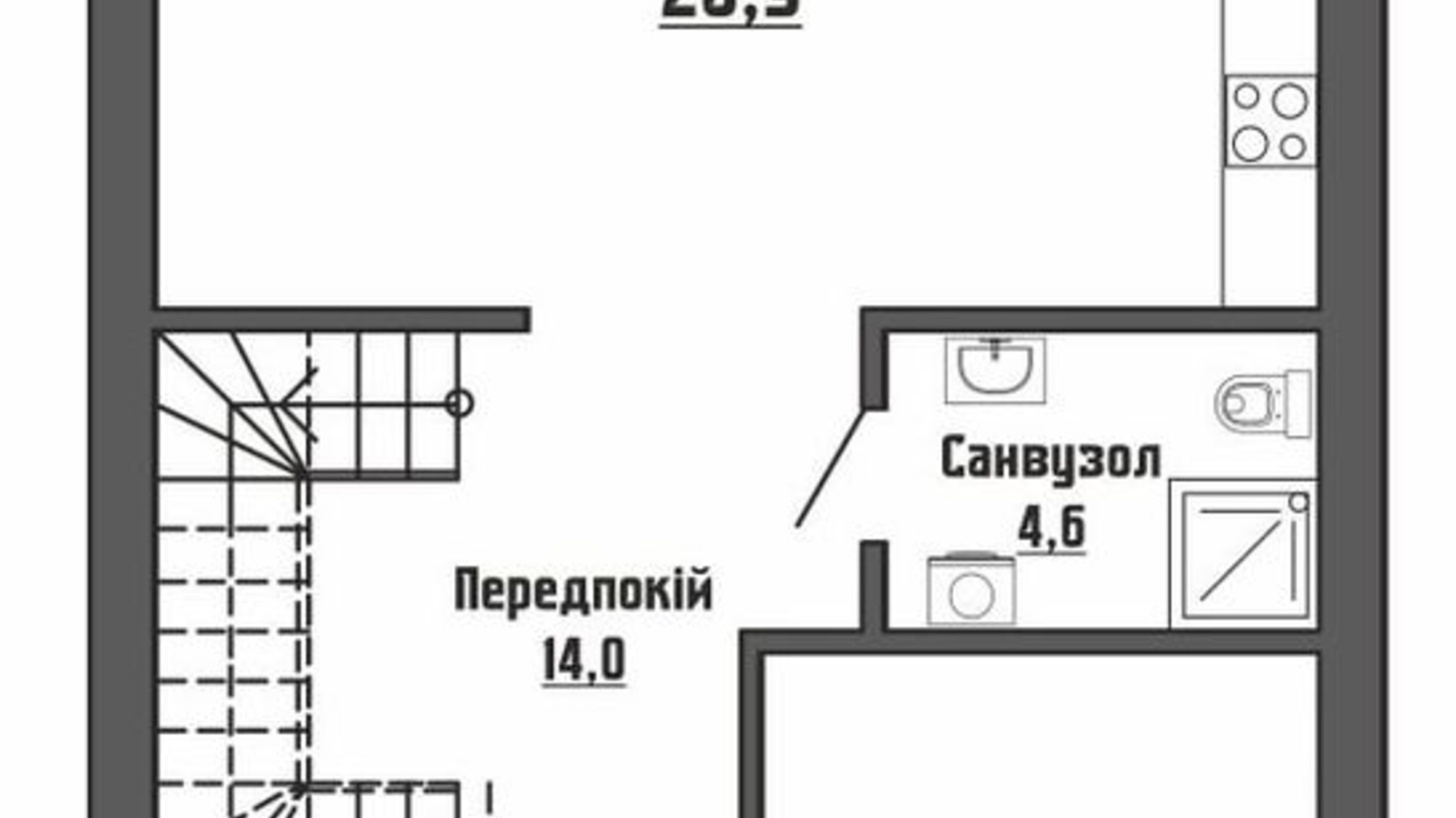 Планування таунхауса в КМ Династія 160 м², фото 348336