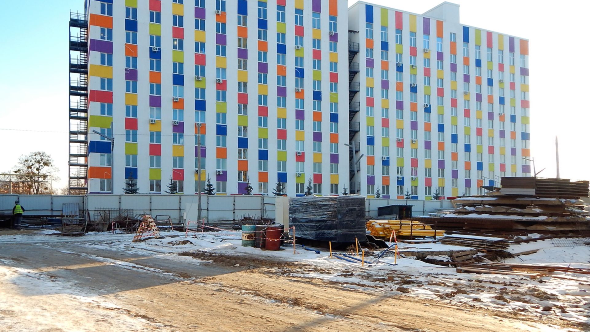 ЖК Воробьевы горы на полях ход строительства фото 348696