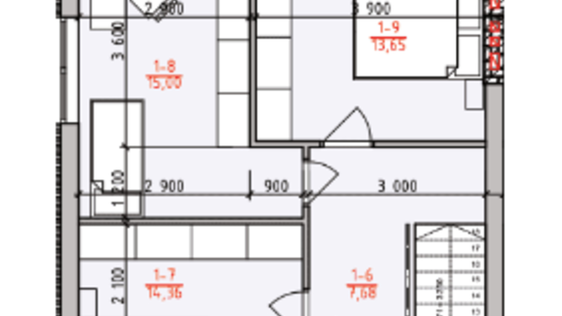 Планування таунхауса в Таунхаус WhiteTown 116 м², фото 350410