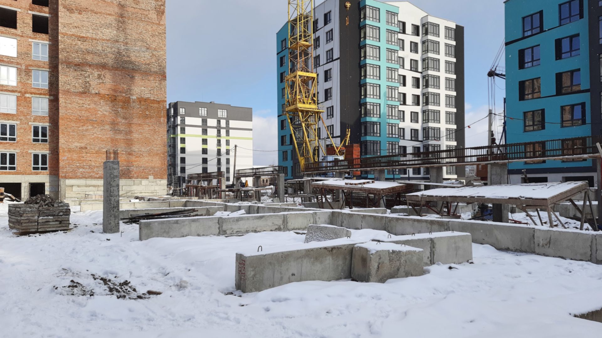 Состоянием на декабрь 2021 года ЖК Паркове містечко ход строительства фото 351101