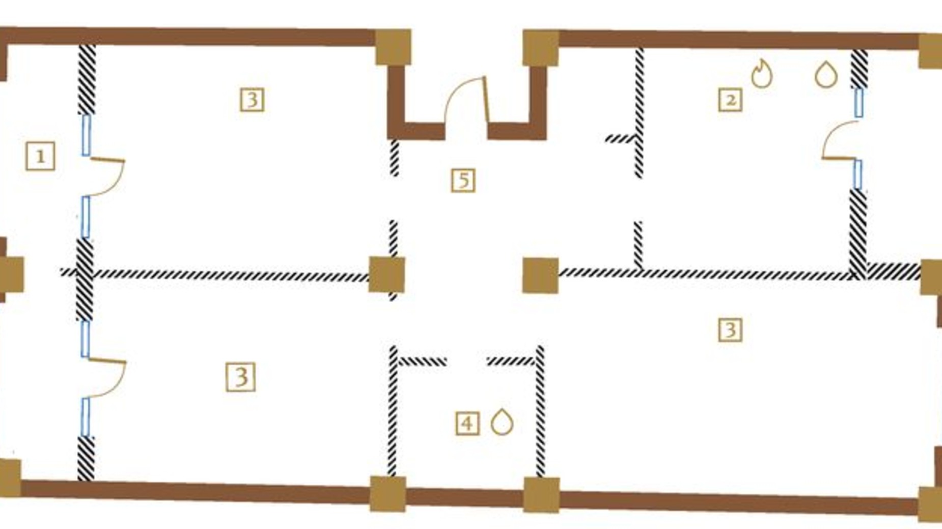 Планування 3-кімнатної квартири в КД Leonardo town 136 м², фото 354570