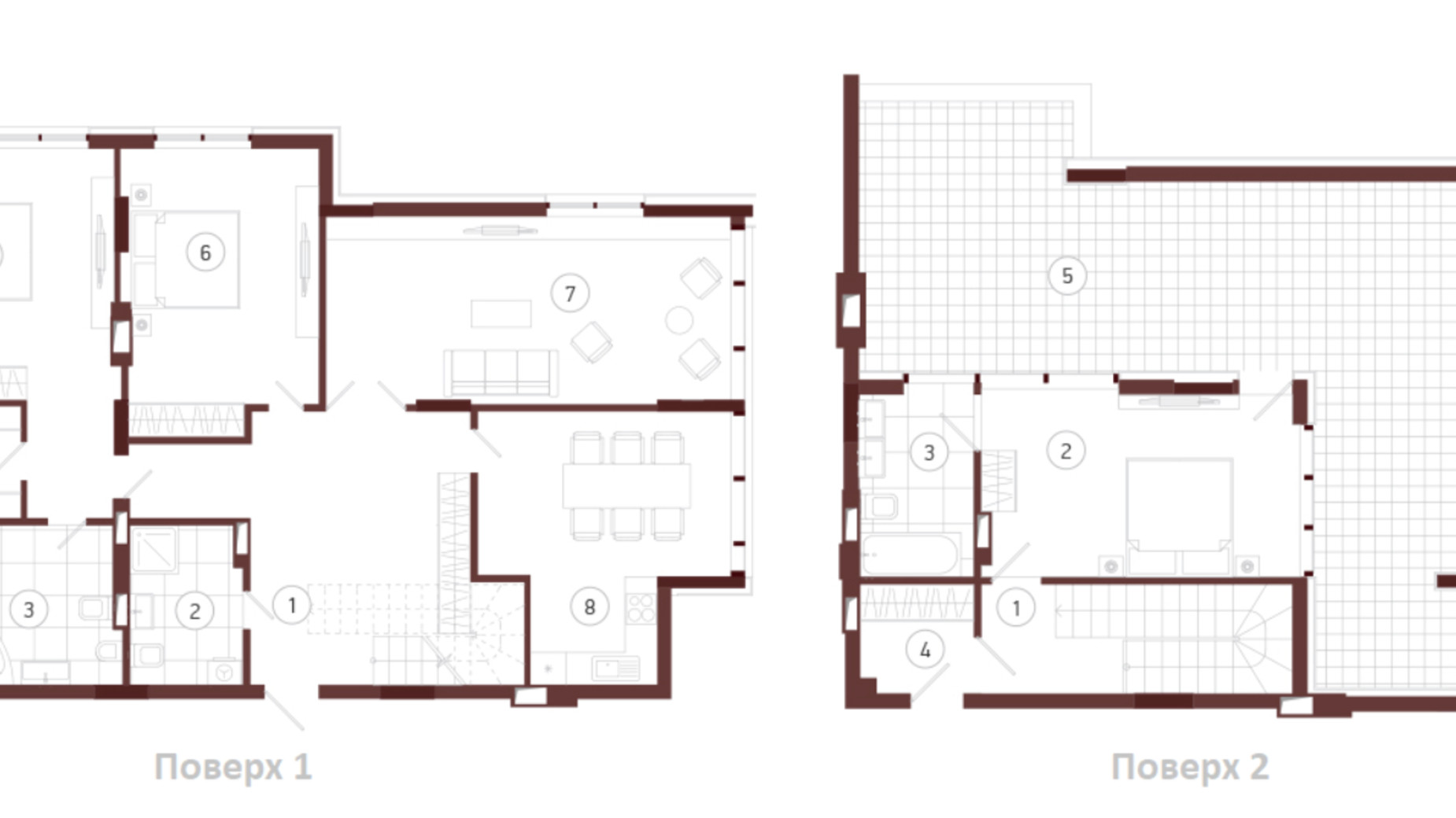 Планировка 3-комнатной квартиры в ЖК Obolon Plaza 173 м², фото 354746