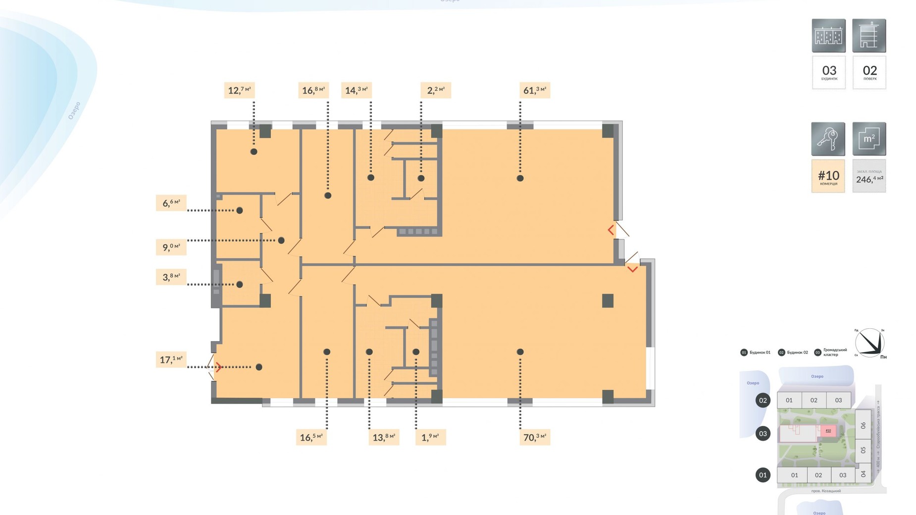 Планировка помещения в ЖК Luxberry lakes & forest 246.4 м², фото 354943