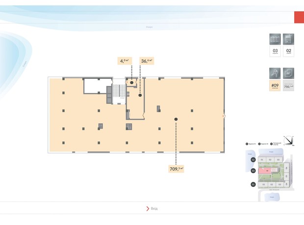 ЖК Luxberry lakes & forest: планування приміщення 750.1 м²