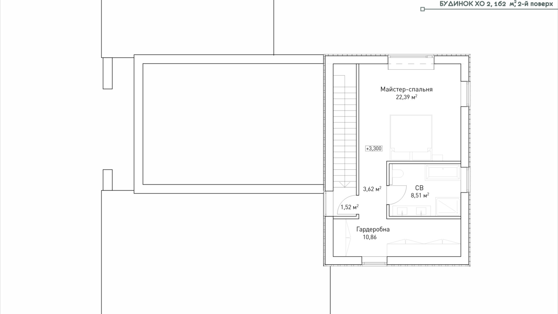 Планування котеджу в КМ ХО CLUB 162 м², фото 355722