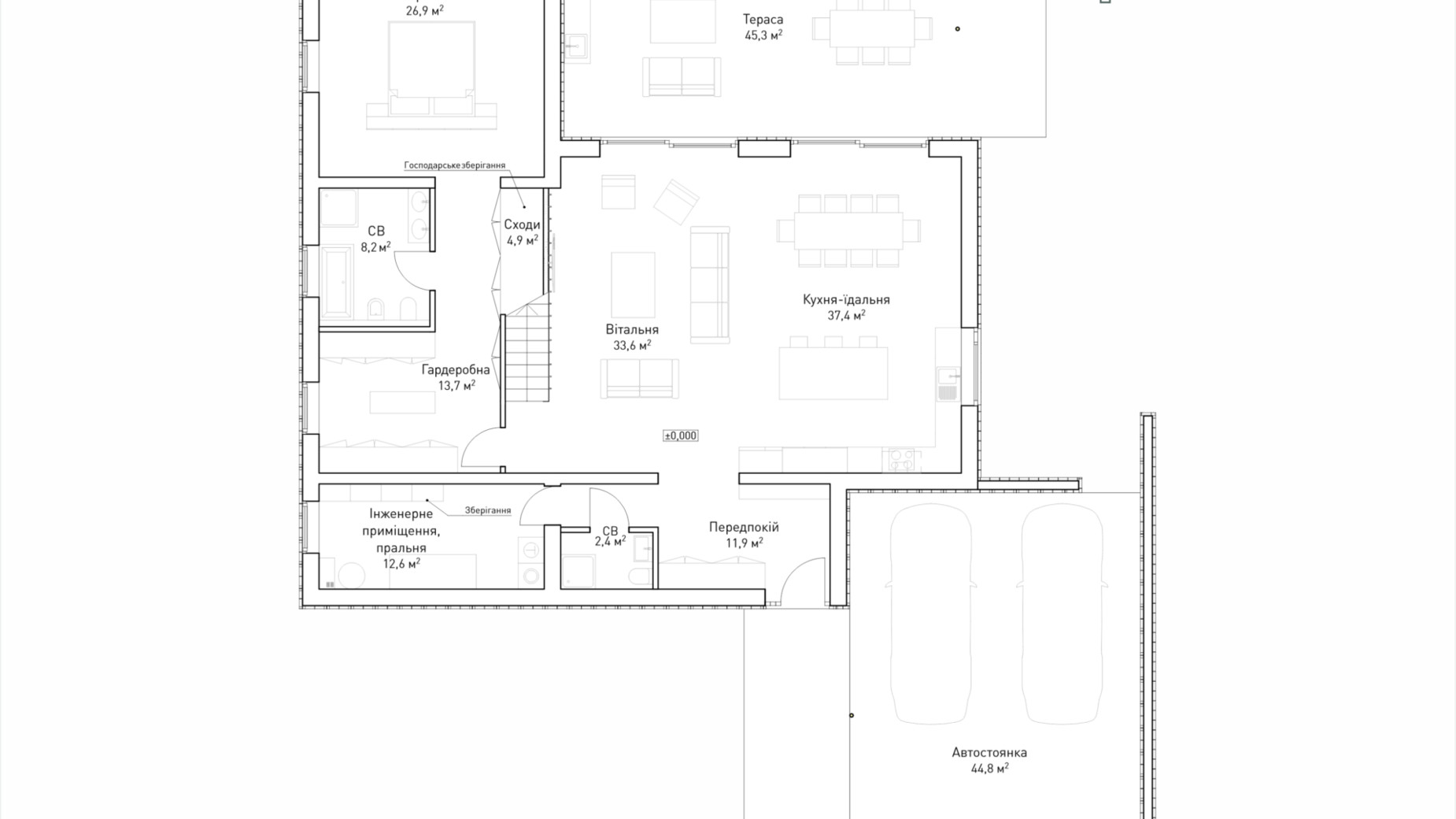 Планування котеджу в КМ ХО CLUB 228 м², фото 355724