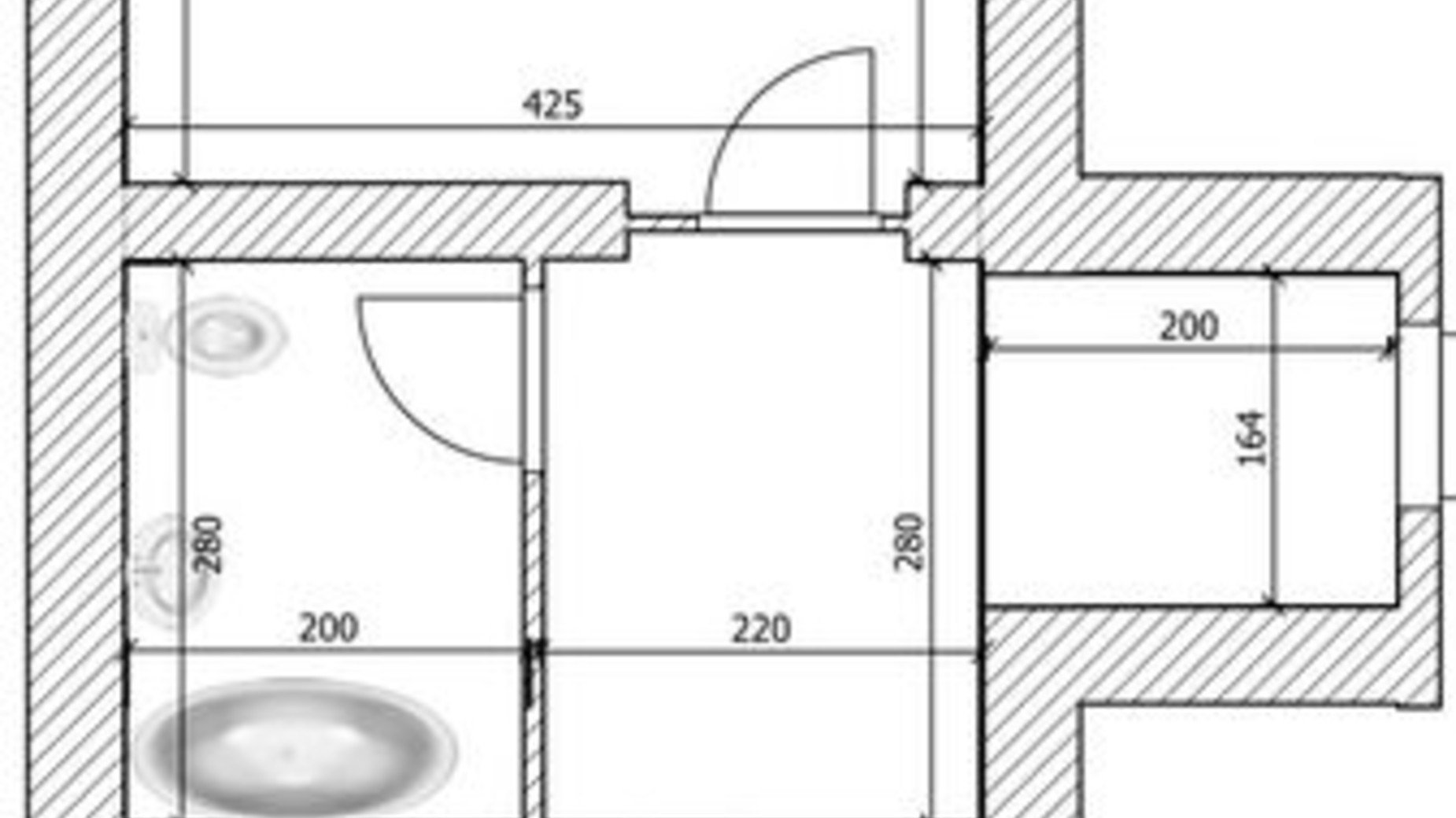 Планировка 1-комнатной квартиры в ЖСК ул. Гагарина, 1 63 м², фото 356001