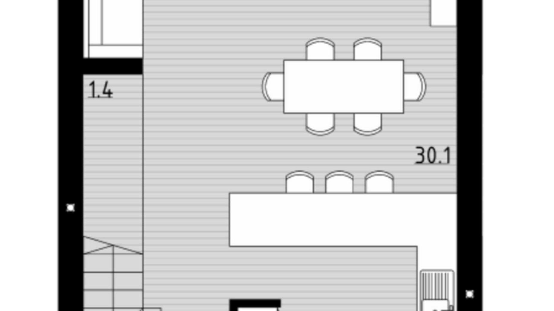 Планування таунхауса в Таунхаус Soul House 115.3 м², фото 357071