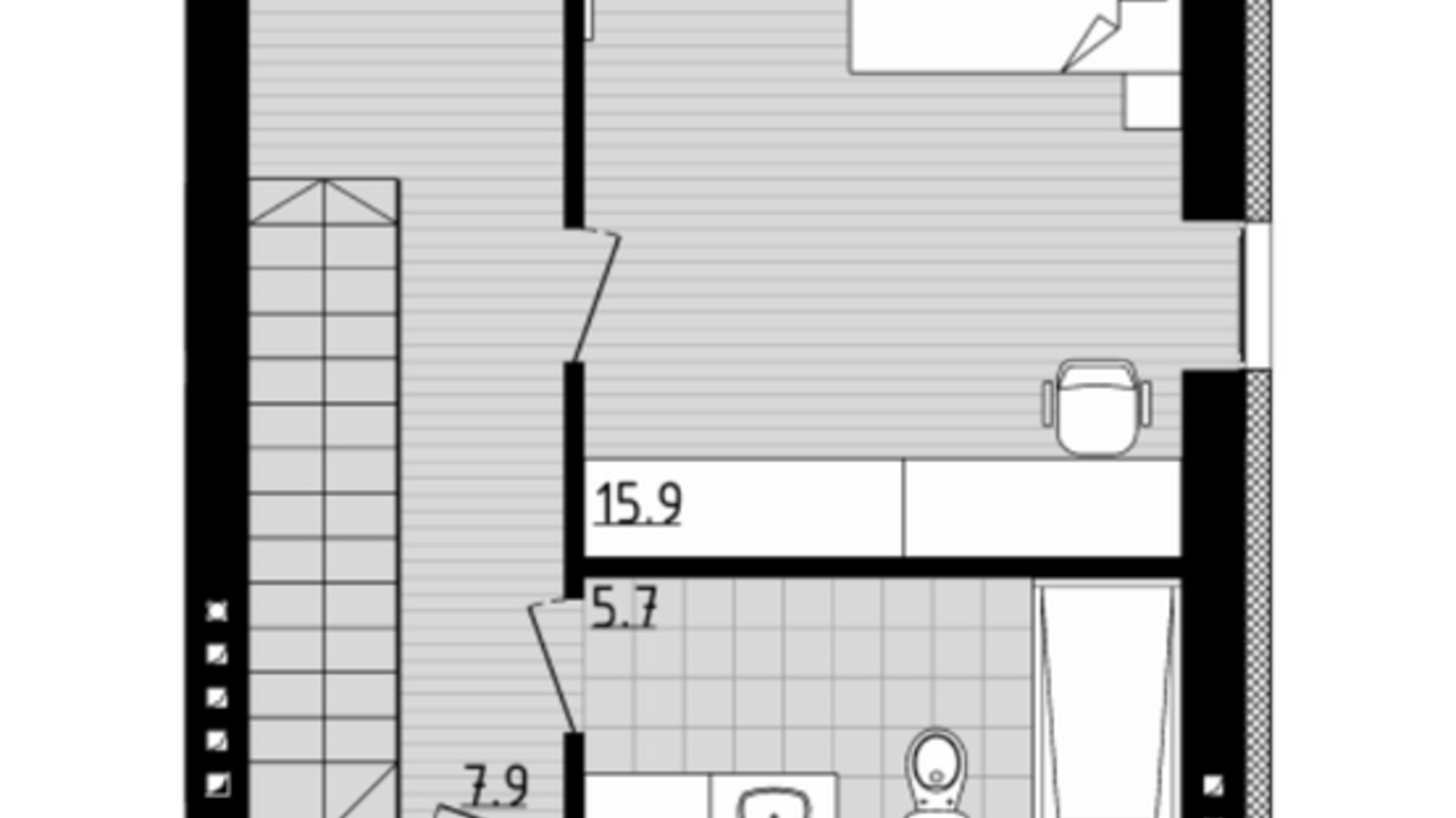 Планировка таунхауса в Таунхаус Soul House 124.7 м², фото 357075
