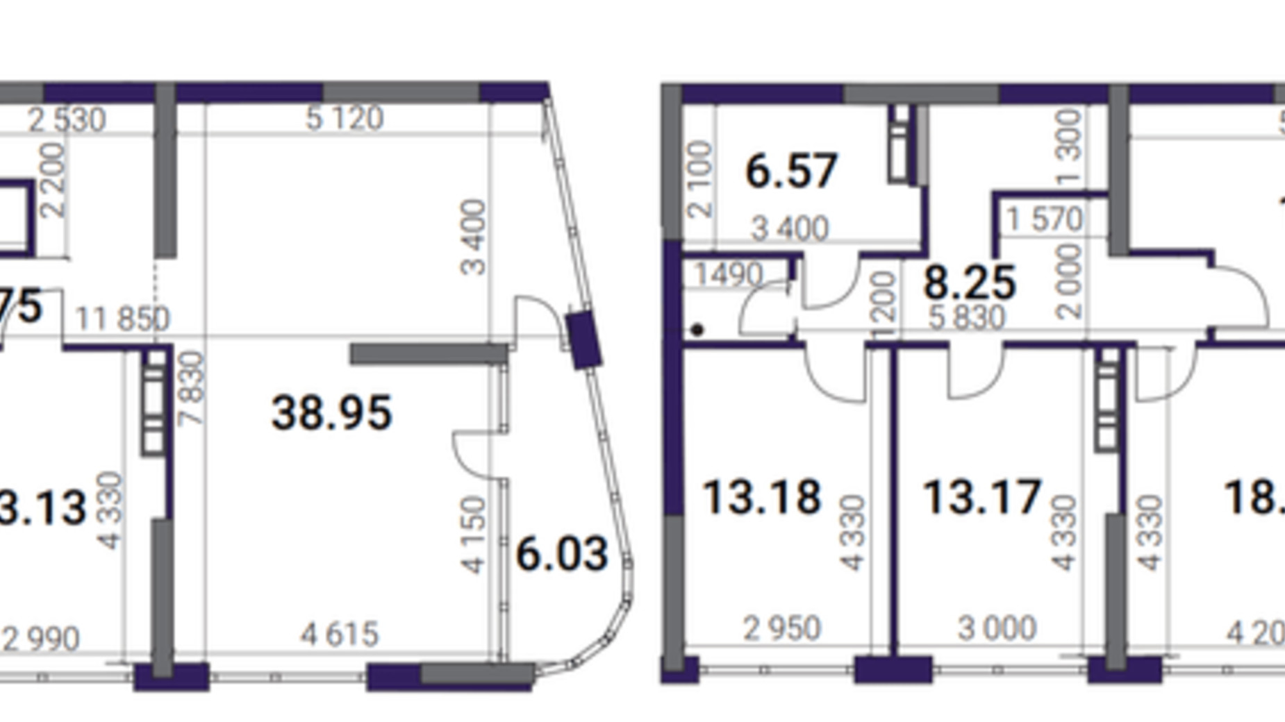 Планування багато­рівневої квартири в ЖК Great 176.23 м², фото 357892