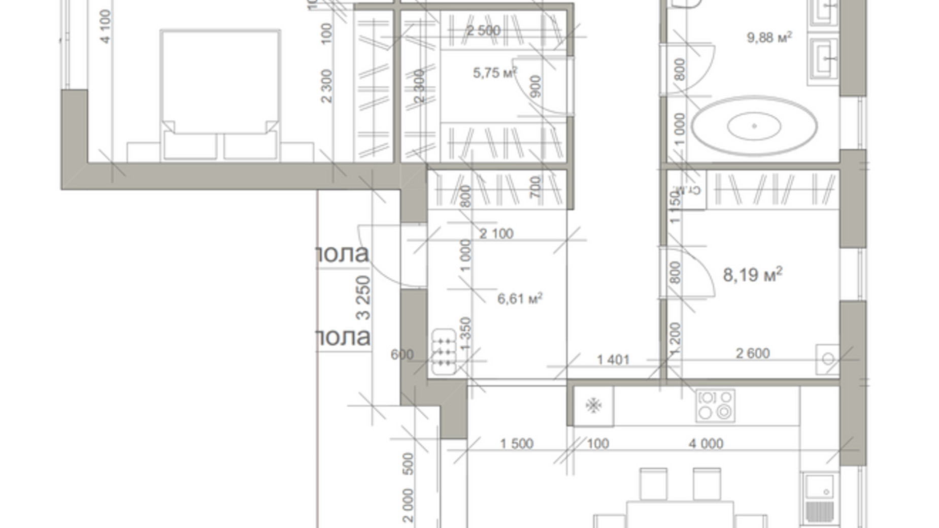 Планування котеджу в КМ Semila  156.6 м², фото 360543