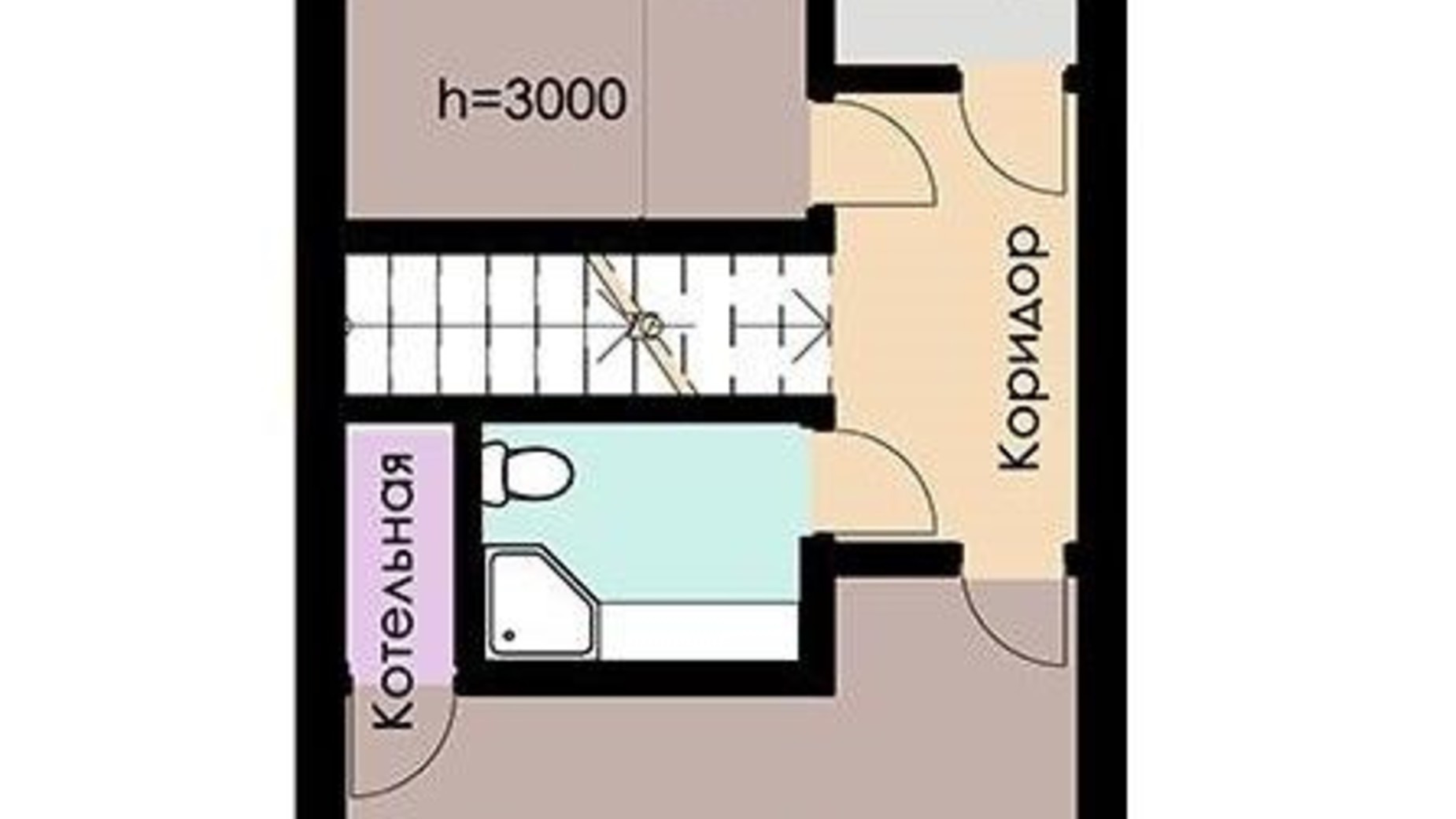 Планування таунхауса в Таунхаус в Пятихатках 284 м², фото 361255